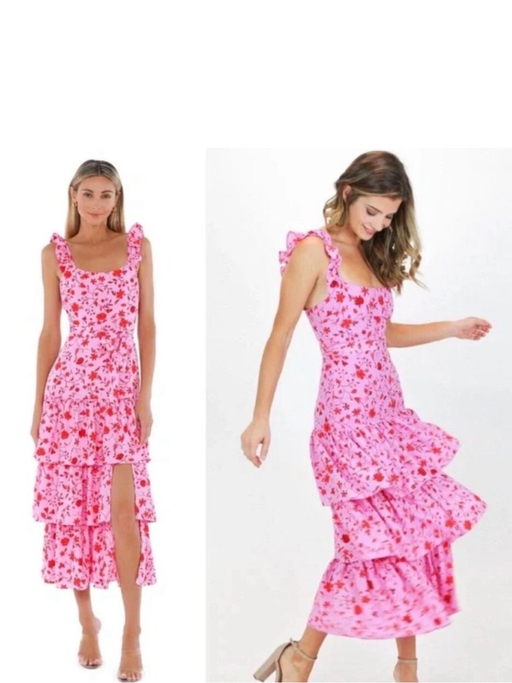 Likely Pink Floral Dress